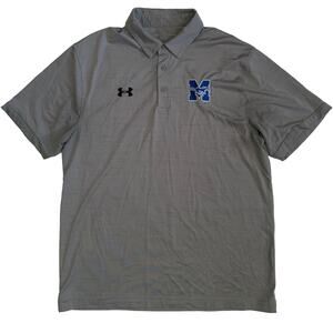Under Armour Men's Size L Mac Williams Middle School Mustangs Polo Shirt